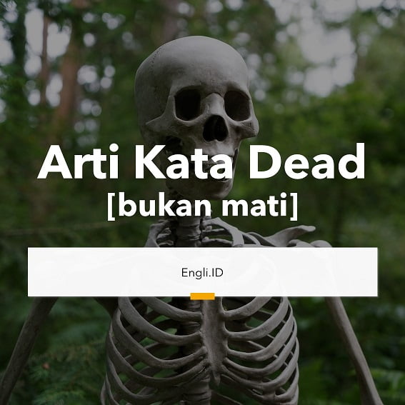 Arti Kata Dead bukan mati Arti kata dead [bukan mati]